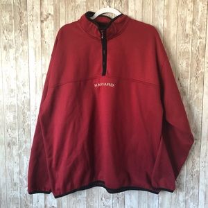 Harvard 1/4 zip performance material sweatshirt